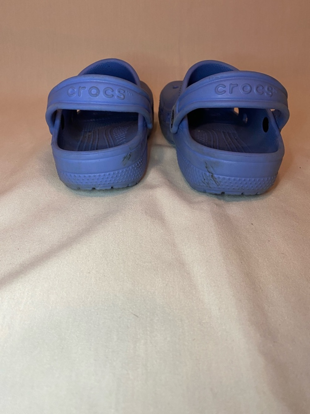 Kids Blue Clog Shoes with Cute Charms - Picture 4 of 7